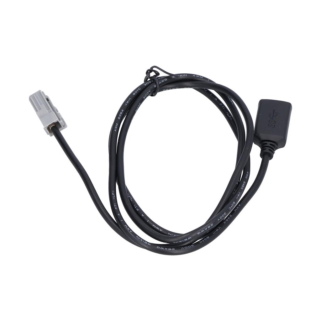 AUX USB MP3 Audio Input Cable Adapter Car Accessory for Camry Hybrid Prius RAV4 Sequoia