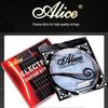 Alice AE538 Electric Guitar Strings Set: Complete Steel Wire Set with 1st and 2nd Strings