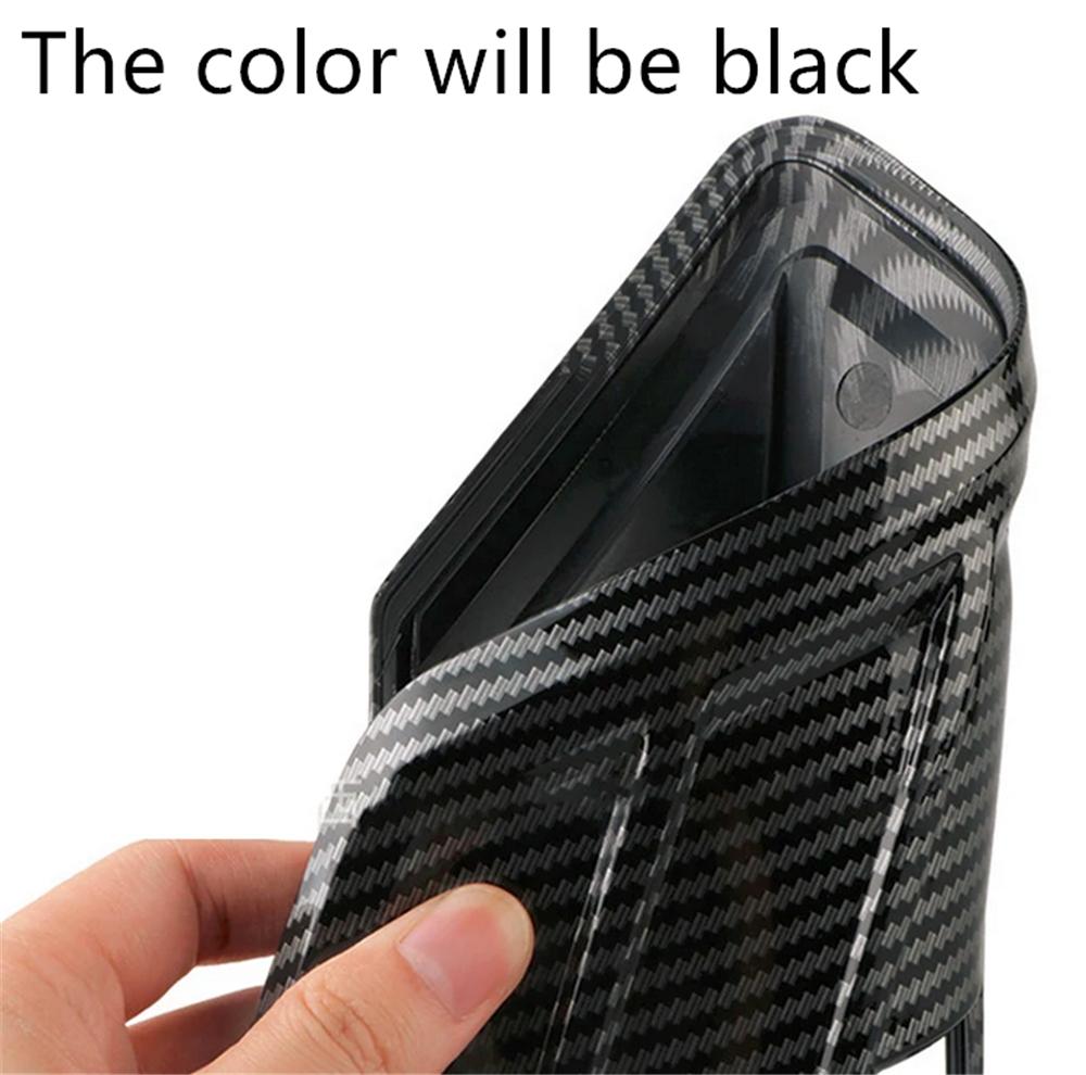 1 Pair Car Rear Windshield Decoration Stickers Side Spoiler Splitter Trim Black