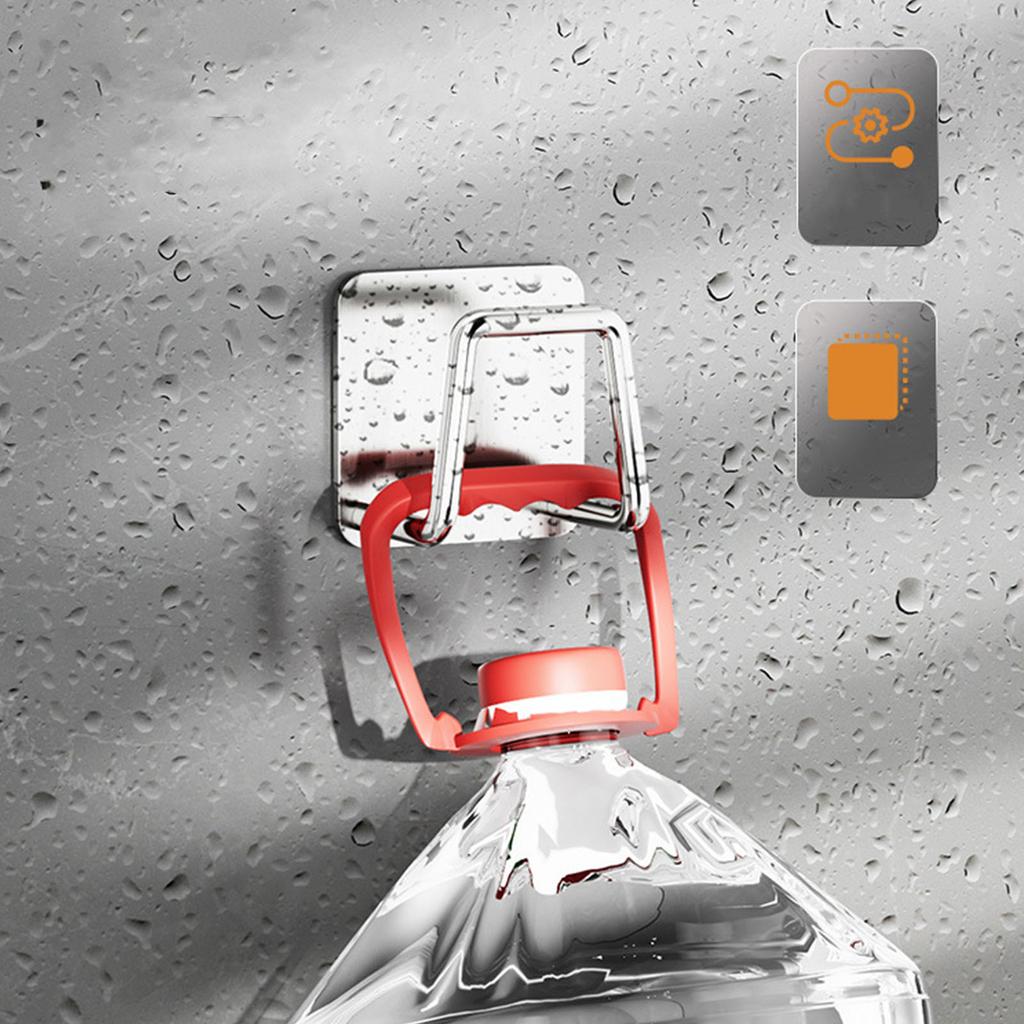 Wash Basin Hook Wall Hanging Washbasin Rack Stainless Steel Punch Free Washbasin Storage Holder