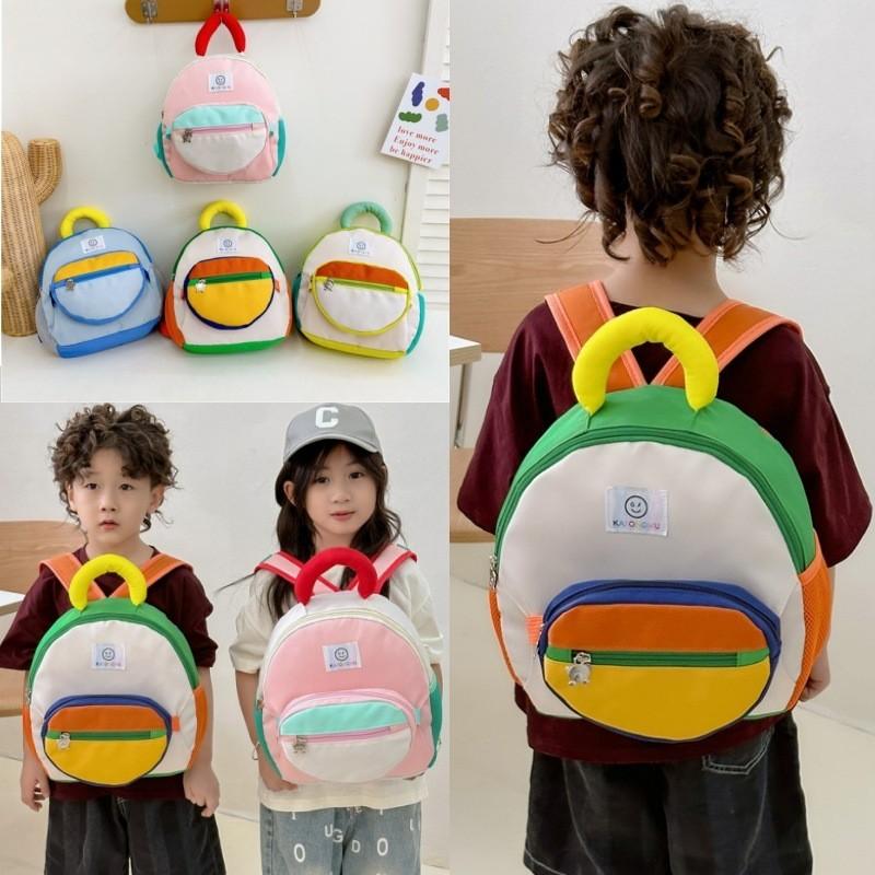 Trendy Detachable Toddler Backpack Unisex Nylon Lightweight Children Bag