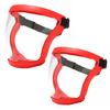 1/2 Pcs Protective Goggles Anti-Dust Fog-Free Full Face Protection Transparent Clear Visibility Dust Cover Grinding Welding Lumbering Face Shield