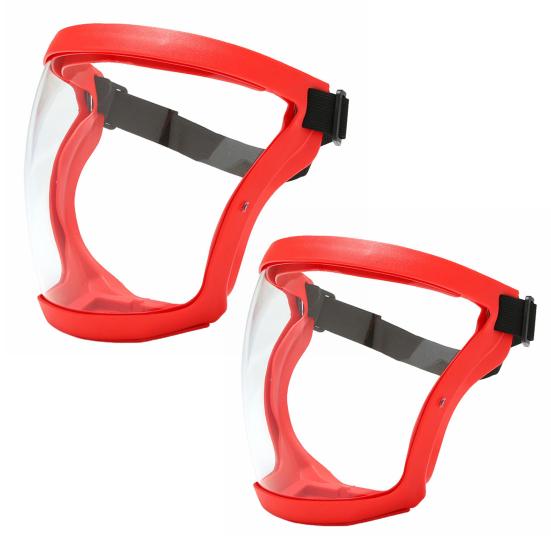 1/2 Pcs Protective Goggles Anti-Dust Fog-Free Full Face Protection Transparent Clear Visibility Dust Cover Grinding Welding Lumbering Face Shield