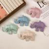 Pu Leather Elephant Charms Diy Keychains Necklaces Accessories Cute Pendants