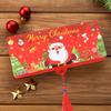 Christmas Santa Claus Money Card Christmas Party Decoration Kids Favor 2025 Xmas Red Money Card Navidad Natal New Year Gift 2026