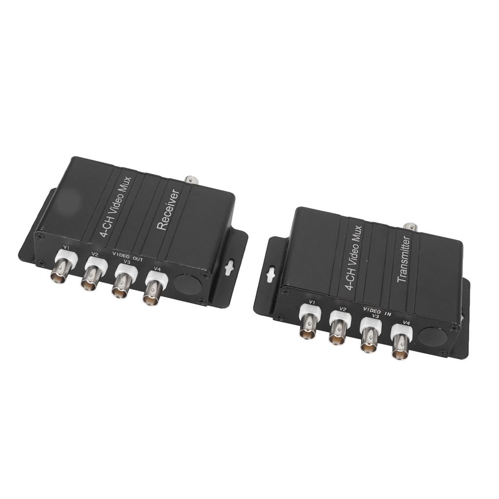 4 Channel Video Multiplexer Interference Resistant 4 HD Video to Coaxial Cable Multiplexer Transmitt