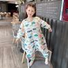 Cotton Toddler Sleep Sack With Legs Winter Warmth Anti-Kick Sleeping Bag Kids 3-8 Years
