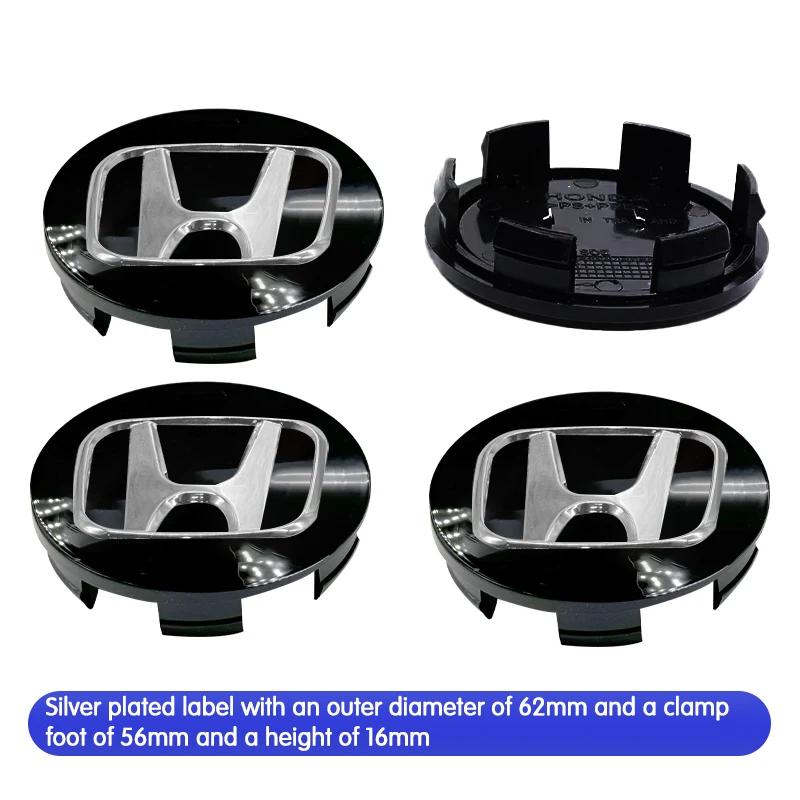 4 Stück 69mm 62mm 58mm Für Honda Auto Radnabenkappen Felgennabendeckel Accord Fit Jazz CRV CRZ City Alice Odyssey Abzeichen Logo Emblem