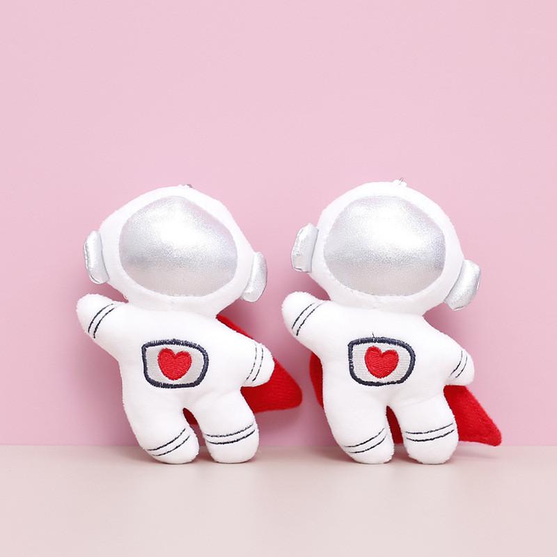 Astronaut Small Space Rocket Keychain Cute Girl Backpack Hanging Plush Doll