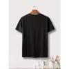 Deer Print Tee Shirt, Tees for Men, Casual Round Neck Short Sleeve T-Shirt for Summer