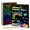 Dazzling Scratch Painting Parent Child Interactive Toys Note Cards Handmade Painting