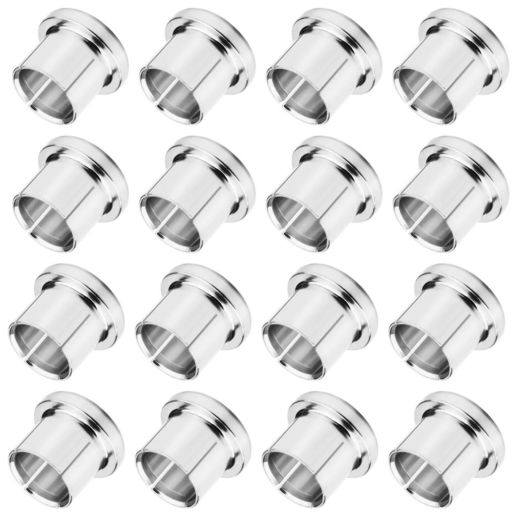 TaSAIYA RCA Terminal Cap Jack Plug Audio Protector with Chrome Plated 16-Piece Anti-Rust