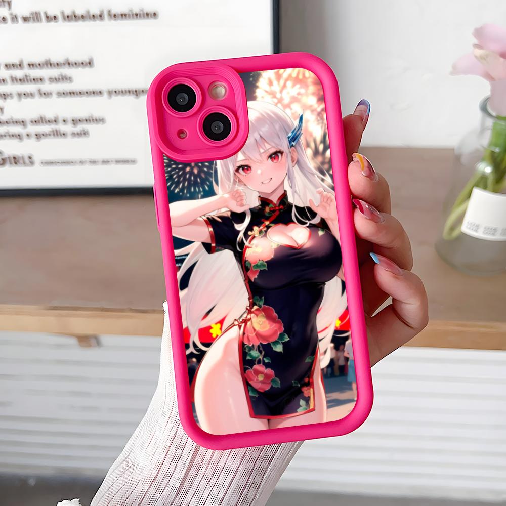 Mato seihei no slave Uzen Kyouka Phone Case for iPhone 17 16 15 14 13 12 11 Air Pro Max Plus Thicken TPU Colorful Cover Luxury
