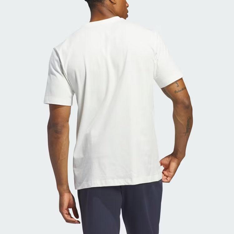 adidas Lil Stripe Wedgie Tee With Cartoon Basketball Print Men Tops White IN6385