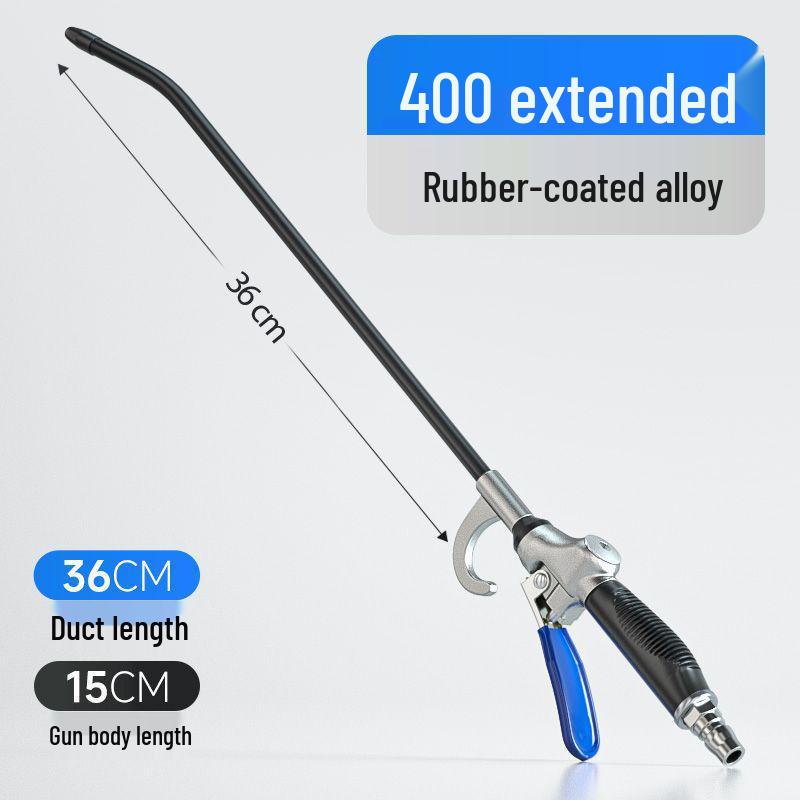 Non-slip Rubber Handle Alloy High-Pressure Air Blow Gun for Dust Removal