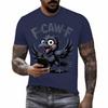 Funny F Caw F Chicken Rooster Cawing F-Caw-F Saying Pun T-Shirt