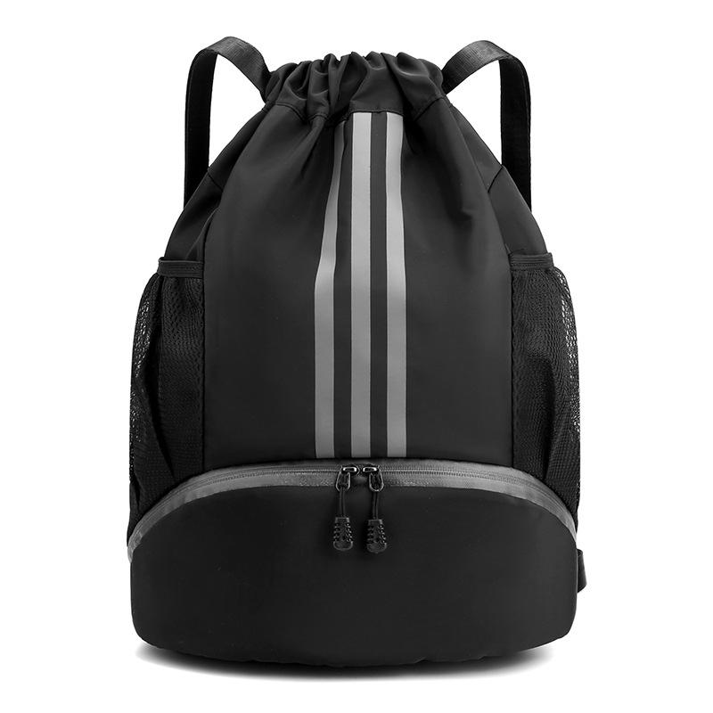 Women's Outdoor Drawstring Backpack for Travel, School, Sports, Fitness, and Basketball Storage