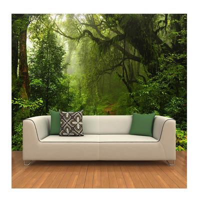 Papier Peint Forêt Stéréo 3D Paysage Naturel Murale Salon TV Canapé Fond Murale Décoration Intérieure