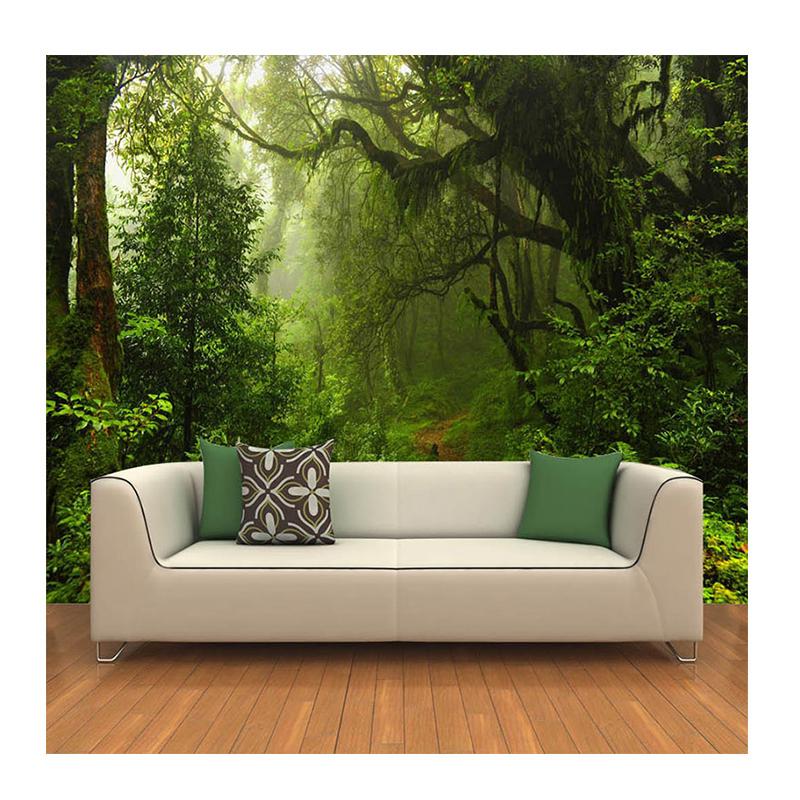 3D Stereo Forest Wallpaper Nature Landscape Mural Living Room TV Sofa Backdrop Wall Mural Home Decor