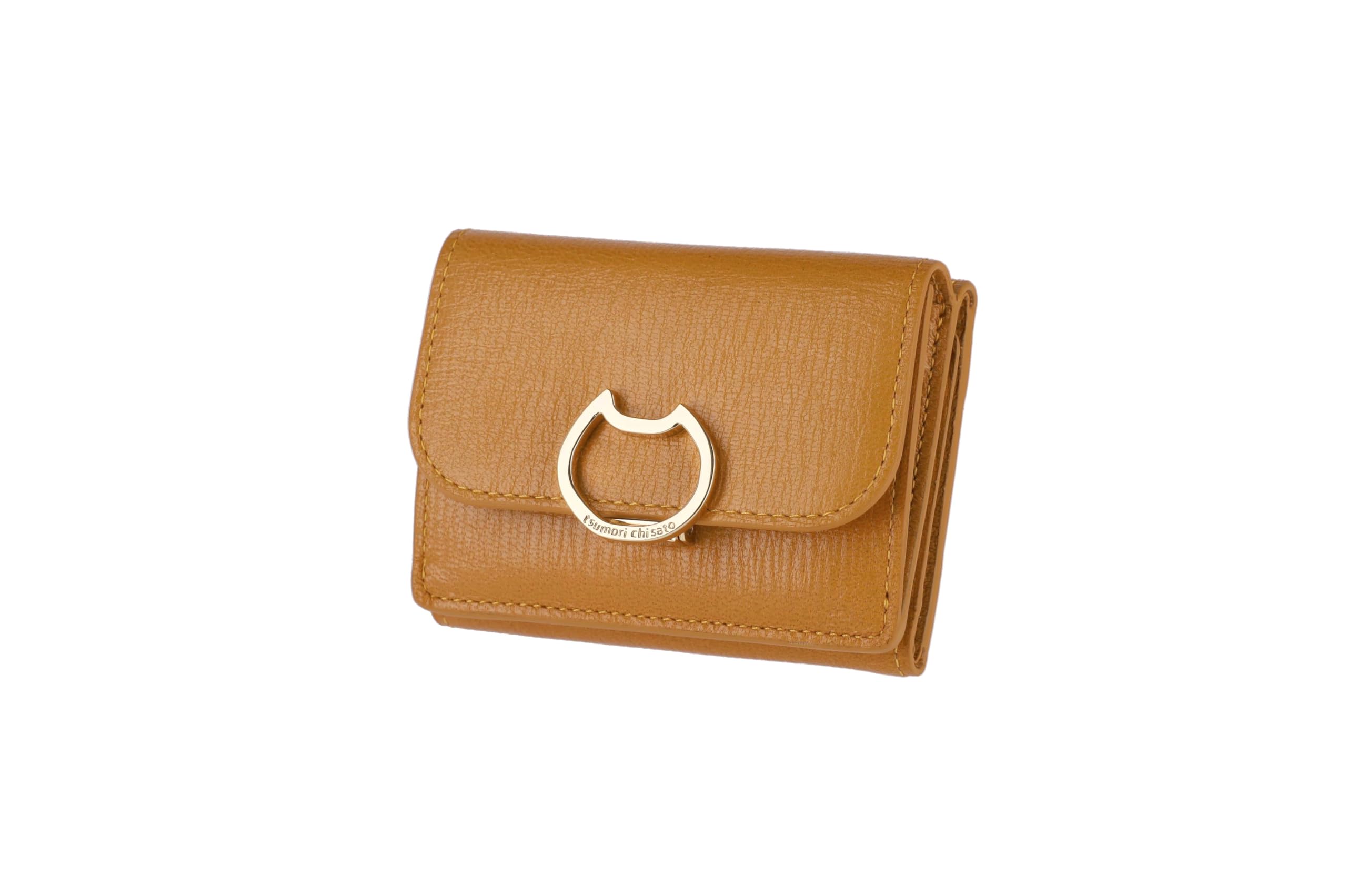 

Мини-дизайн [Tsumori Chisato] Трехсекционное портмоне, Кошка-Восходящая