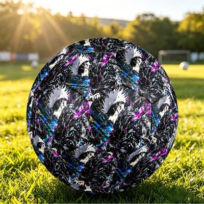 Gojo Satoru Printed Size 5 Standard Football, Waterproof PU Training Soccer Ball for Outdoor Sports