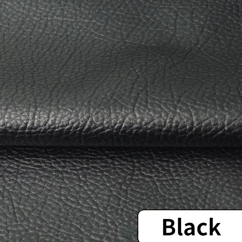 1Pc 100*140cm Litchi PU Leatherette Faux Leather Fabric Synthetic For Sewing Bow Bag Brooches Sofa Car DIY Hademade Material