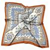 70x70cm Nylon Square Scarf Women Vintage Print Lightweight Accessory Office Casual Hair Styling