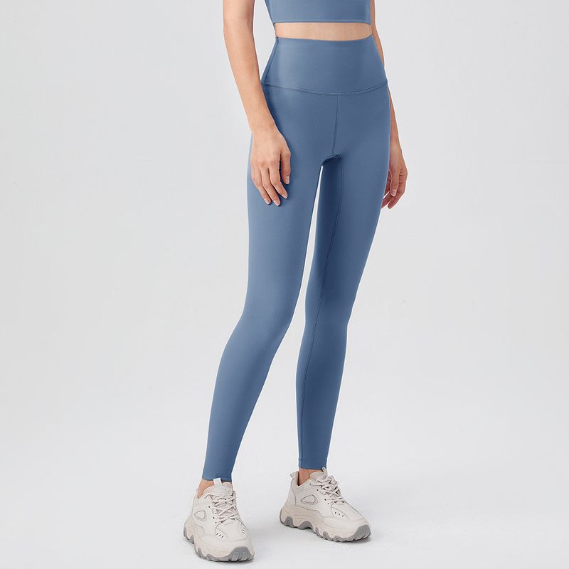 

Export No Size Antibacterial High Waist Spring and Summer Running Fitness Peach Quick-Dry Hip Raise Sports Yoga Pants Leggings for Women Gray Blue Free size F (42.50 kg-72.50 kg