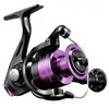 New Long Throw Spinning Reel Lure Spinning Reel Bass Fishing Reel 5.2:1 Speed Ratio Ultra Lightweight Metal Body Waterproof and Corrosion Resistant