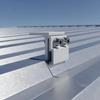 1 pièce Pince à joint debout Argent Anodisé Clip de fixation photovoltaïque pour système d'énergie solaire hors réseau