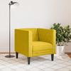 Chesterfield Armchair Yellow Velvet