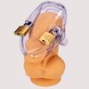 Silicone Alternative Toys Male Chastity Device Men's Cage Penis Ring With Padlock Adult Sex Toys Game 2 Cock Ring Chastity