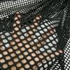 1 Metro Rete da Pesca Tessuto a Maglia Larga Pizzo Tessuto per Abbigliamento Fodera Vuota in Pizzo Calze Artigianato Fai da Te