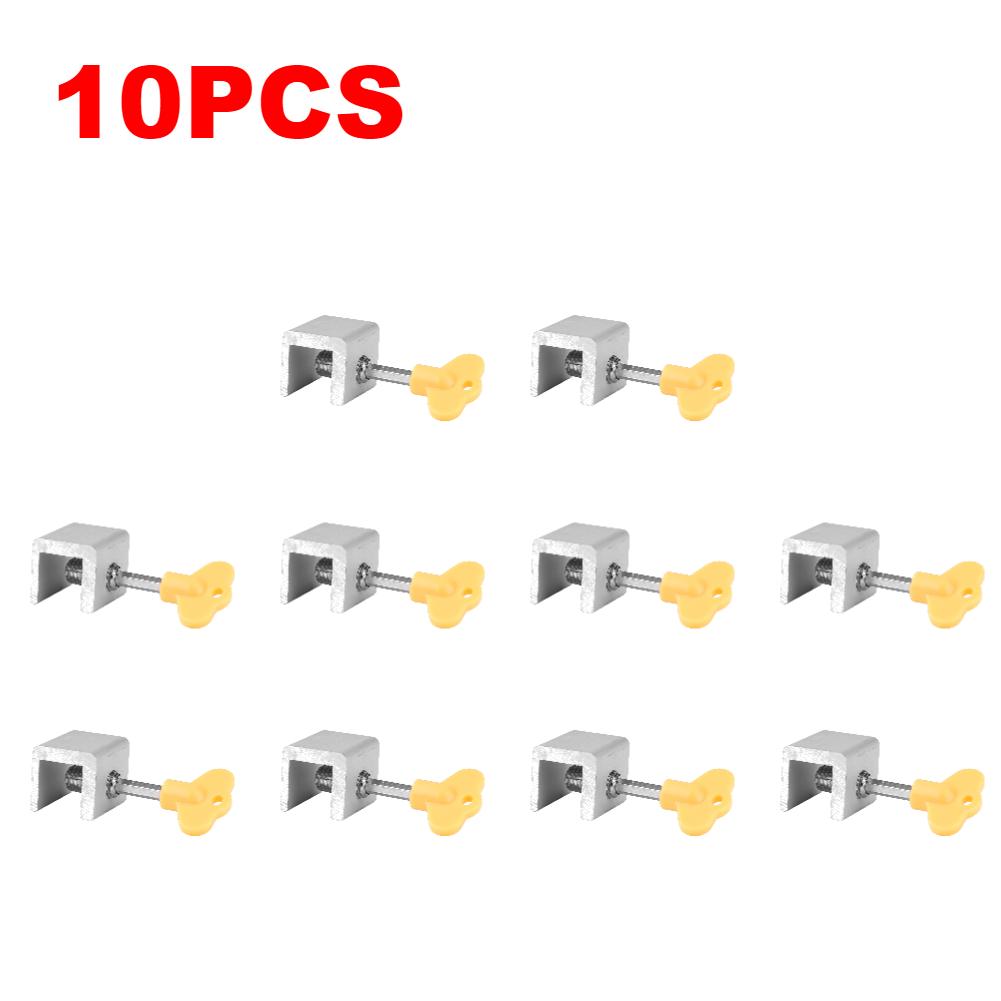 1-10Pcs Window Lock Security Lock Limit Sliding Door Windows Restrictor Child Safety Anti-theft Door Stopper Home Improvement