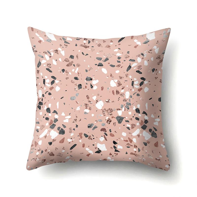 Polyester Pillow Case Automobile Decoration Home Print Pillow Case Automobile Sofa Waist Cushion Cover