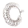 Large Round Hoop Key Rings Organizer with Lobster Clasp Portable Metal Ring Key Holder Key Accessories Easy To Use