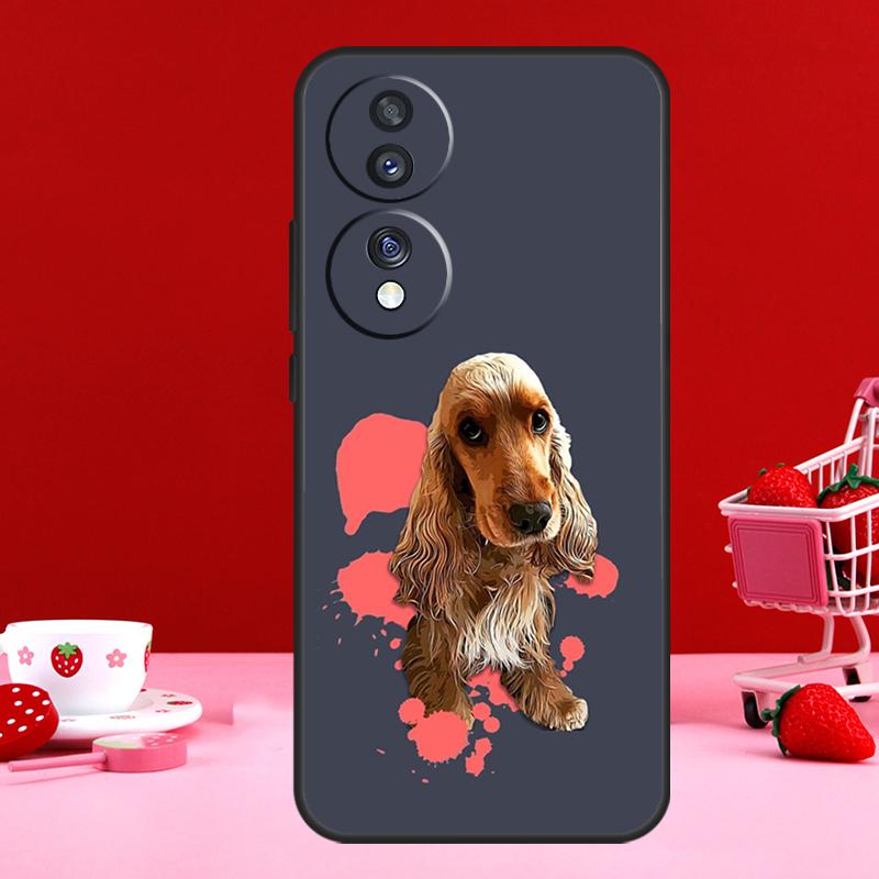 Étui pour chien Épagneul Cocker Anglais Pour Honor 90 Lite 70 50 Magic 6 Pro 5 Lite X6 X7 X8 X9 X6a X7a X8a X9a X9b X8b Coque