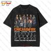 Chicago Fire 2021 2021 8 Stagioni 180 Episodi Firme Grazie Per I Ricordi Maglietta Oversize Vintage Xmdc