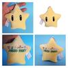 Cute Mushroom Mario Plush Star Hanging Pendant Yellow Cartoon Stuffed Toy