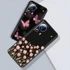 For Xiaomi 13 Lite Case For Xiaomi Mi 13 Lite 5G Flower Soft Liquid Silicone Cover For Xiaomi13lite Protection Back Cover Fundas