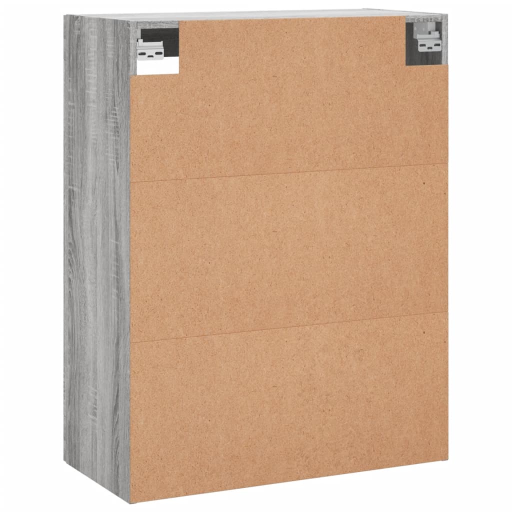 Wall Mounted Cabinet Grey Sonoma 69.5 x 34 x 90 cm