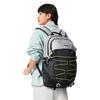 Li Ning Sports Lifestyle Series Logo Color Block Reflective Backpack Unisex Backpack Gray Black ABSV323-2