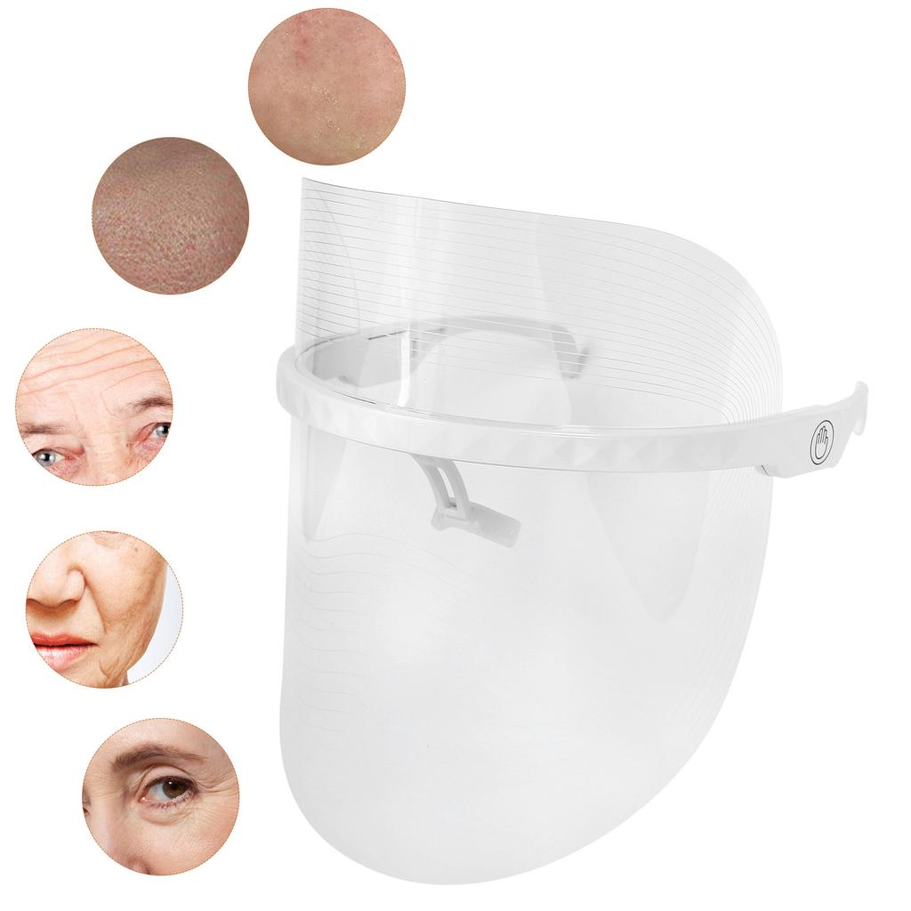 Face Photon Therapy Device 3 Colors LED Light Skin Rejuvenation Instrument Acne Treatment