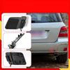Anhängerhakenabdeckung für Stoßstange hinten Abschleppöse Kappe Für Mercedes Benz GLK X204 2048853223 2008-2012 Schwarz Silber