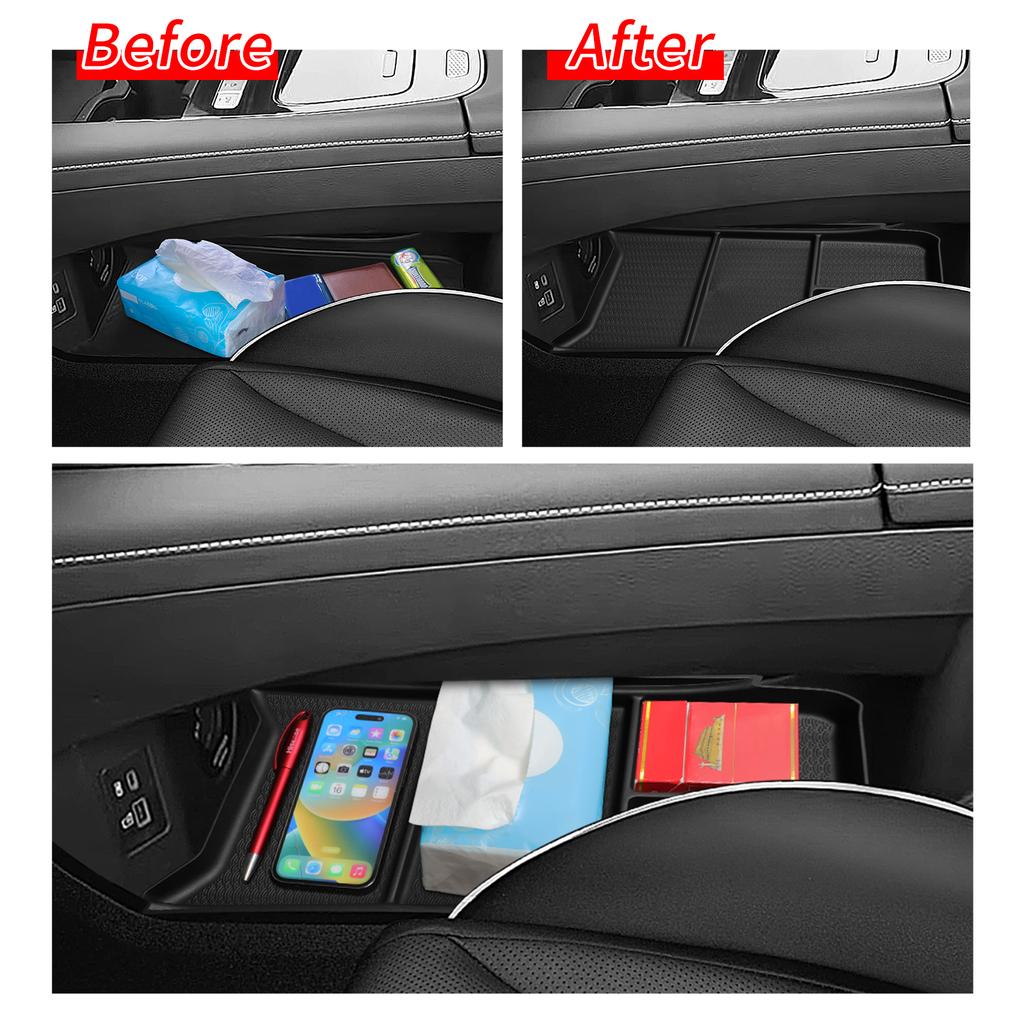 Für Chery OMODA 5 C5 E5 EV Modell 2025 2025 Mittelkonsole untere Aufbewahrungsbox Autoablage TPE Organizer Zubehör Aufräumen Schwarz