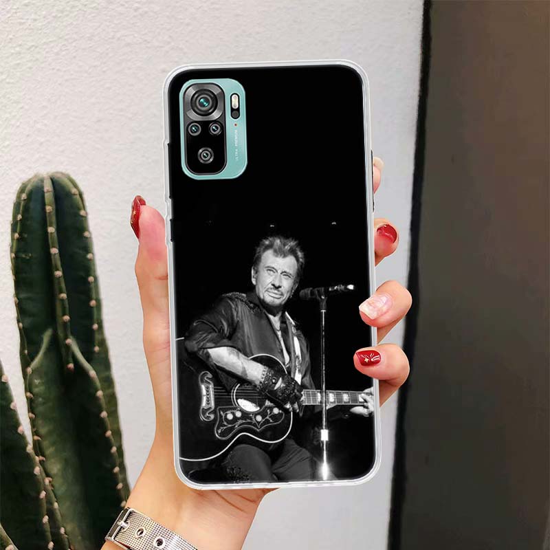 Johnny Hallyday Musik Für Xiaomi Redmi Note 14 13 12 11 Pro Plus Handyhülle 14S 12S 11S 11E 11T 10S 10 9S Fundas Hülle Coque Nicht