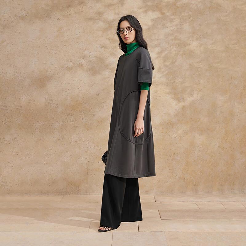 Broadcast Women's Puff Sleeve A-Line Midi Dress