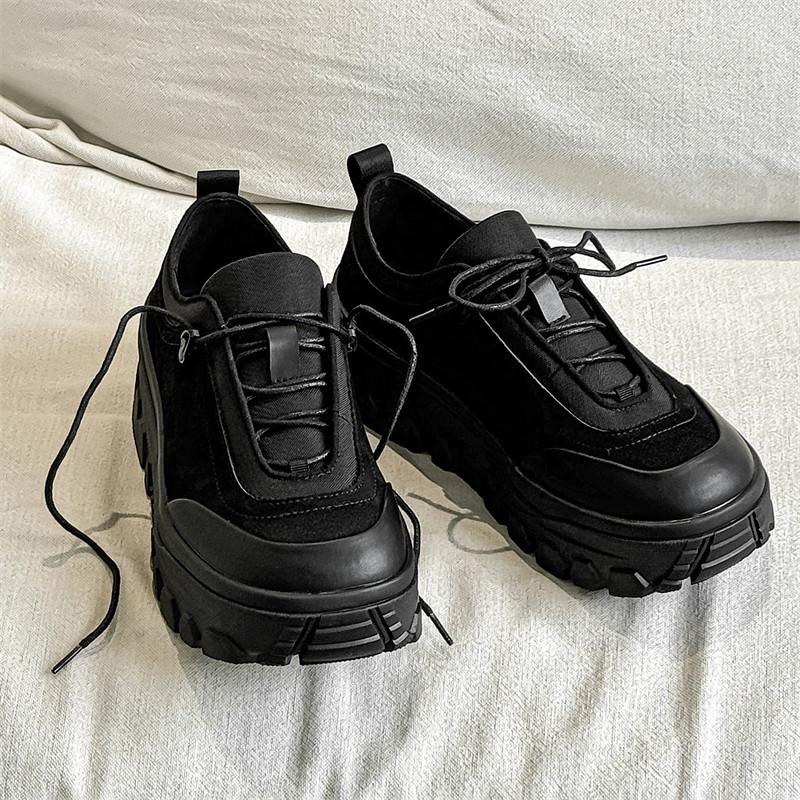 Sports And Leisure Shoes Trendy Brand Ruffian Handsome Charging Hiking Shoes Derby Shoes Men'S And Women'S New Platform Outdoor Hiking Shoes