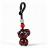 Handmade Sandalwood Sheep Keychain Scratch-resistant Phone Charm  Zodiac Year of the Sheep Gift