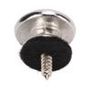 20PCS Silver Guitar Strap Locks With Screws Instrument Accessory Set  For Guitar
